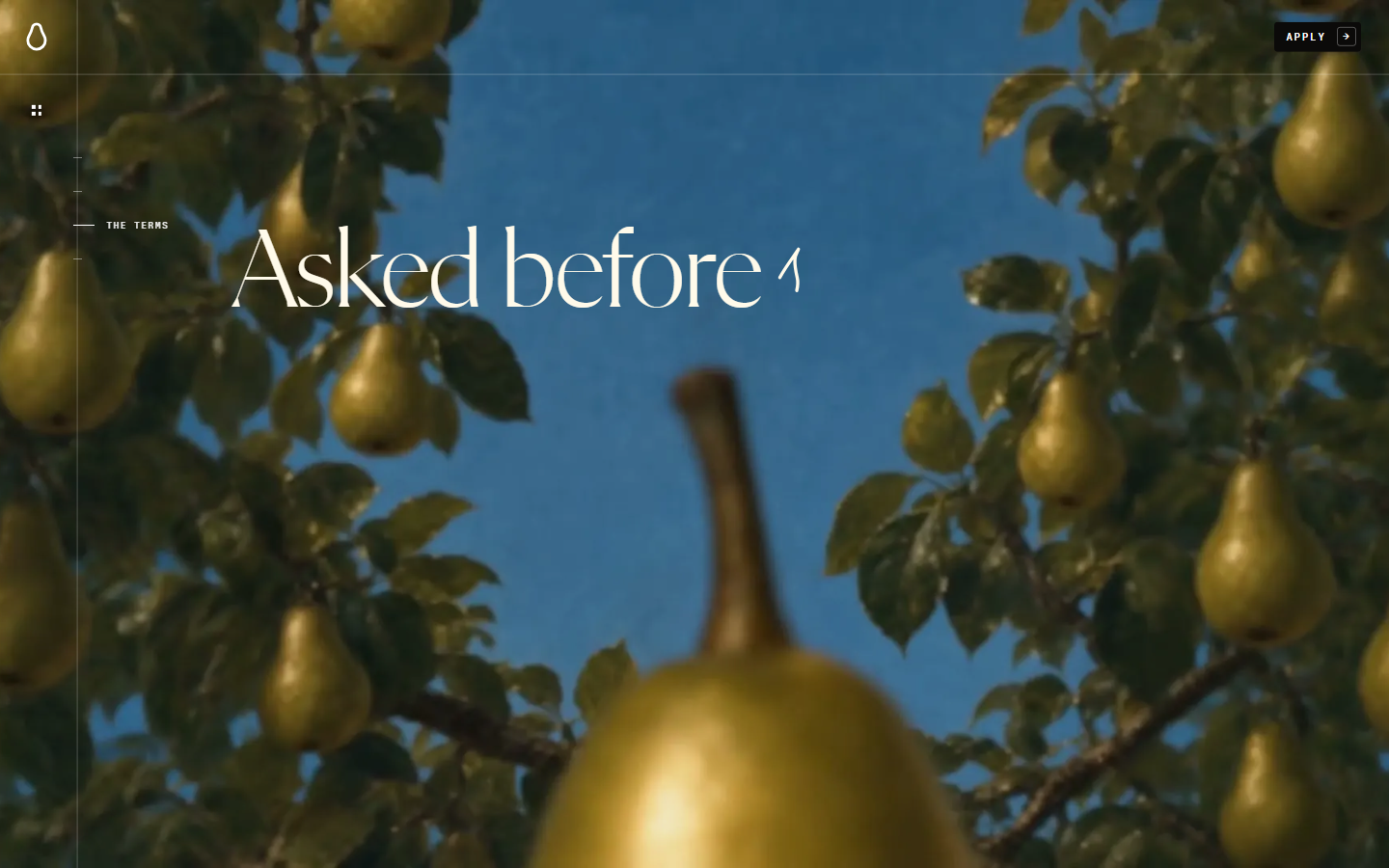 Pear website at scroll scene 9 of 13