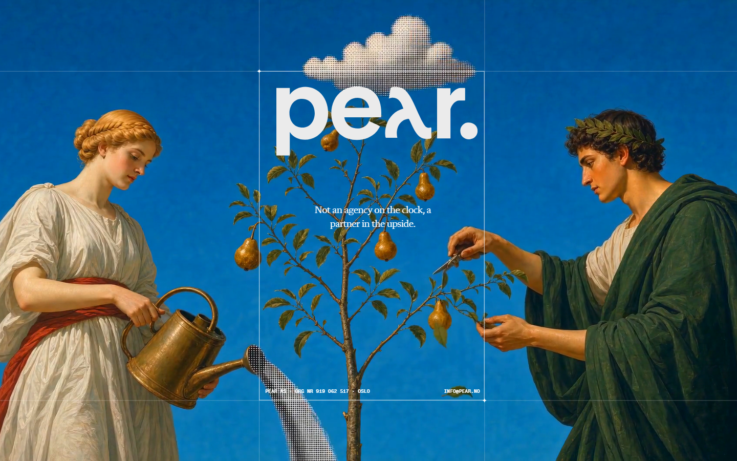 Pear website at scroll scene 13 of 13